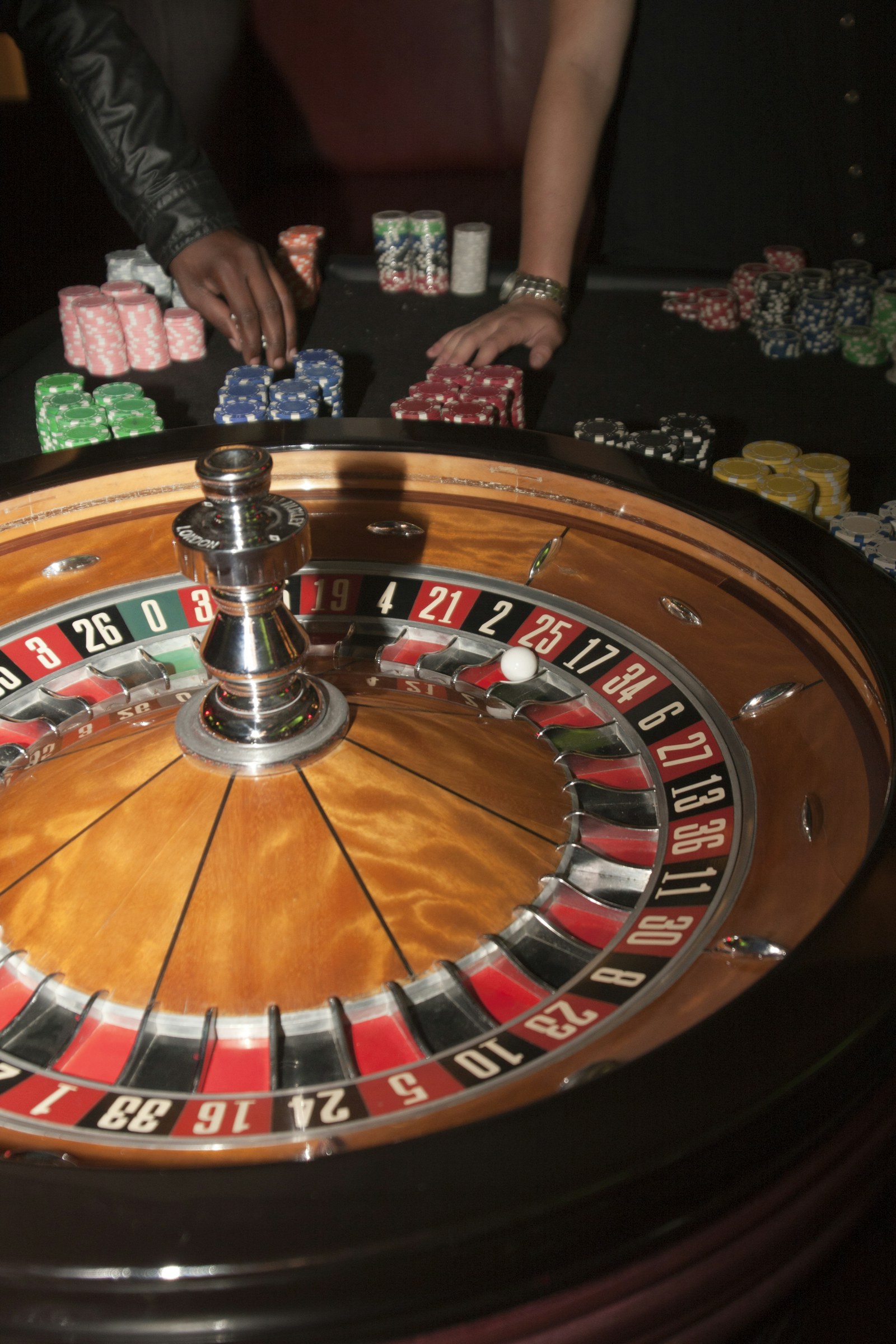 Debrecen: blackjack asztal játékeszközökkel